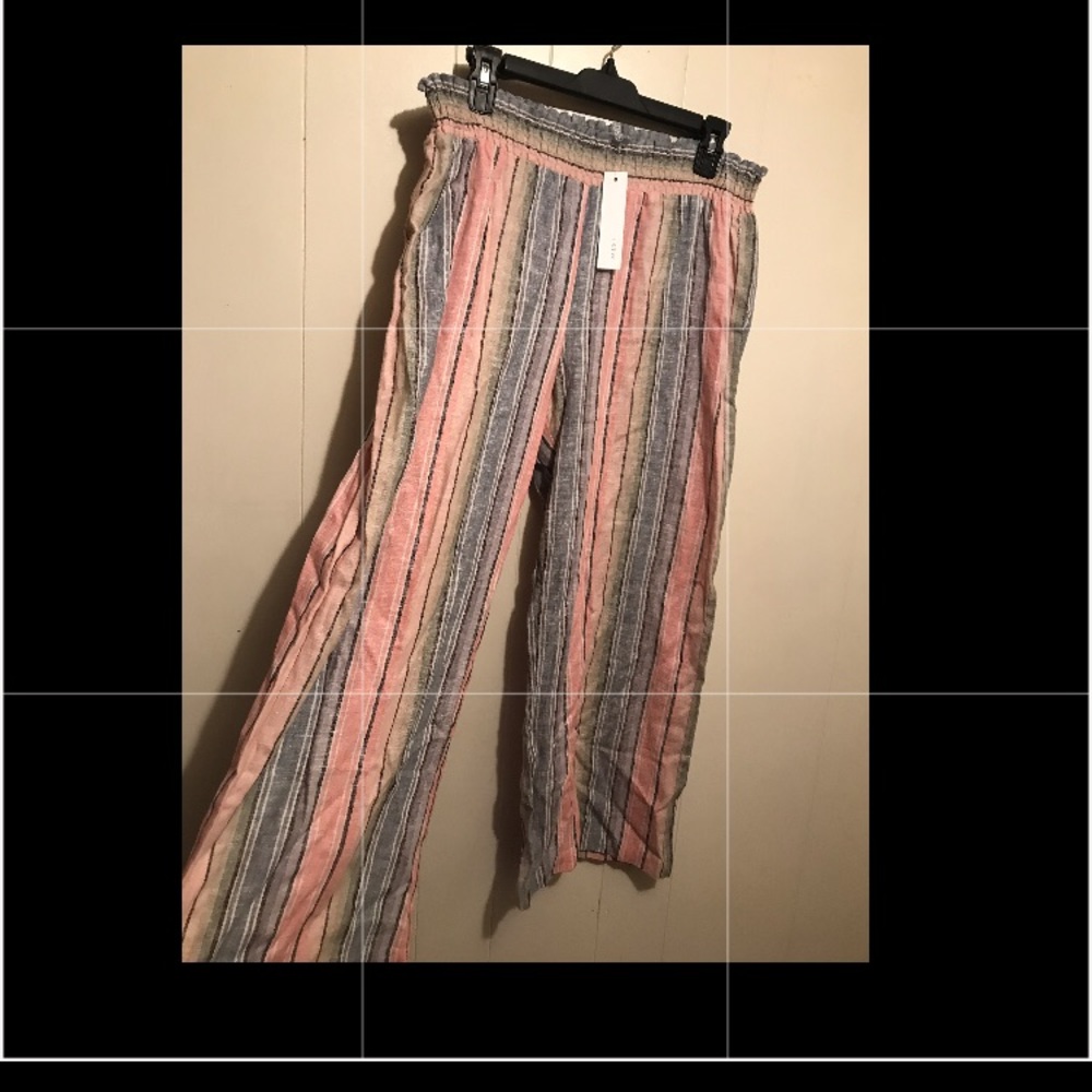 Linen Capri Pants